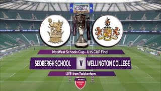 Natwest Schools Cup 2016 U15 Cup Final Highlights  Sedbergh School v Wellington College [upl. by Fai]