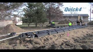 Septic Mound System Installation using Infiltrator Chambers [upl. by Maples]