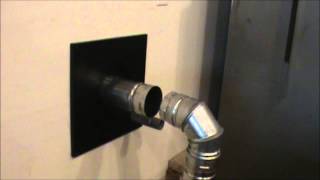 Pellet Stove Installation Part 2 [upl. by Annaeoj]