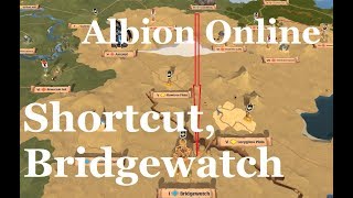 Albion Online  Caerleon to Bridgewatch fast almost safely [upl. by Eidlog]