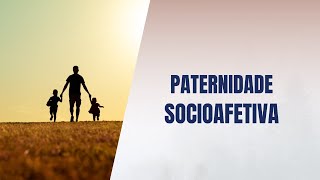 Paternidade socioafetiva [upl. by Adihaj449]