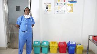 Biomedical Waste Management at Richardsons Hospital  Sister Sarah [upl. by Vitus]