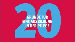 20 Gründe für eine Ausbildung in der Pflege KarriereAlsMensch [upl. by Sivra]