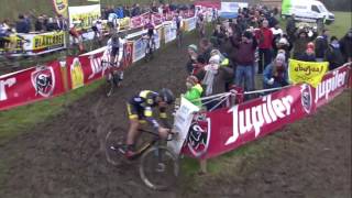 Superprestige Cyclocross 4  Gavere  13112016 MEN [upl. by Hannis]