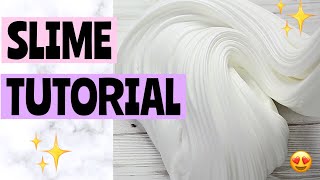 HOW TO MAKE SLIME Simple amp Easy Slime Recipe  2 Minute Easy Slime Tutorial Glue and Borax Slime [upl. by Dray247]