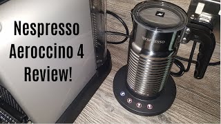 Nespresso Aeroccino 4 Milk Frother Review  Worth upgrading from the Aeroccino 3 [upl. by Barnes388]