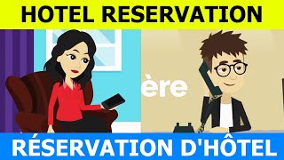 Réservation dhôtel dialogue et conversation  Book hotel conversation in French  French with Tama [upl. by Nil]