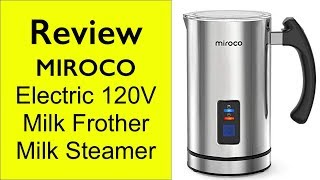 Review Miroco Milk Frother  How to make froth milk at home [upl. by Ezalb795]