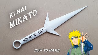 KAĞITTAN MİNATO KUNAİ YAPIMI   How To Make a Paper Kunai [upl. by Noell546]