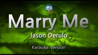 Jason DeruloMarry Me Karaoke Version [upl. by Silda]