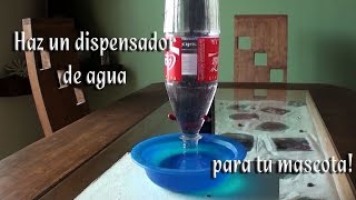 Como Hacer un dispensador de agua para tu mascota [upl. by Colombi370]