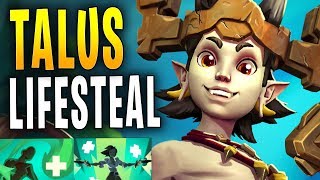 MAX LIFESTEAL TALUS 120  Paladins Gameplay [upl. by Acinnod]