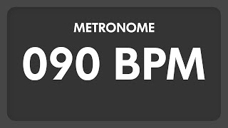 90 BPM  Metronome [upl. by Droffig293]