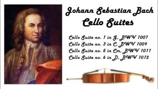 Johann Sebastian Bach  Cello suites in 432 Hz great for reading or studying [upl. by Nicki260]