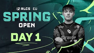 RLCS Spring Open  Europe  Day 1 [upl. by Hourigan811]