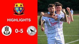 Caerleon 05 Cwmbrân Town  Gwent FA Senior cup  Quarter final highlights [upl. by Madeline776]