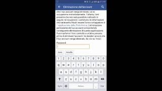 Come eliminare account facebook definitivamente  app [upl. by Kaja]