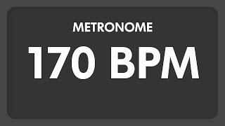 170 BPM  Metronome [upl. by Perretta847]