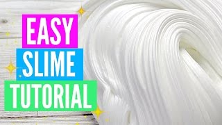 Easy How To Make Slime Tutorial For Beginners [upl. by Erelia]