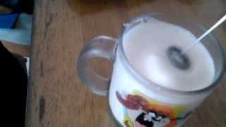 Aerolatte Review Frothing Cold Milk In Under 1 Minute [upl. by Nylia]